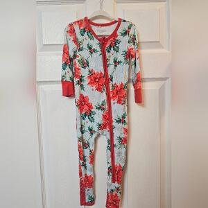 Posh Peanut Winter Lily Convertible One Piece Girls Size 12-18 Months Bamboo